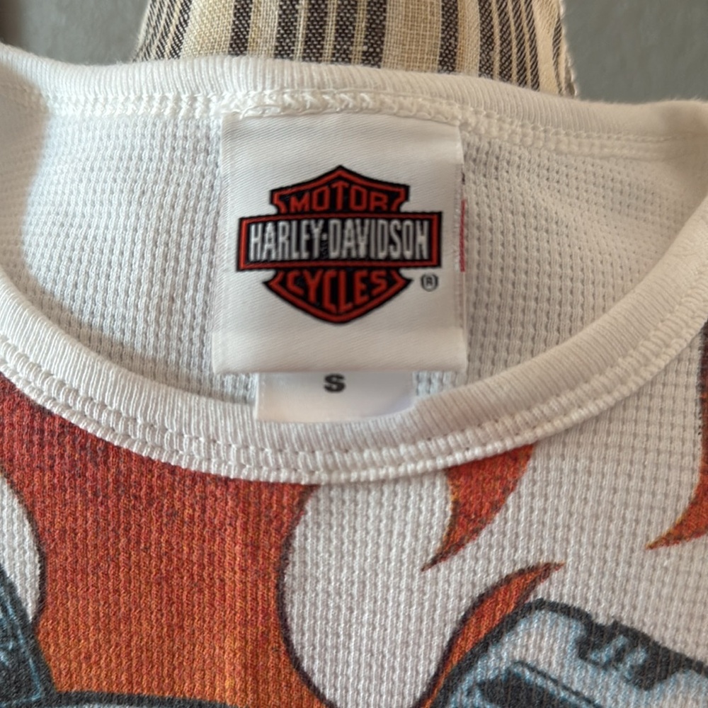 Harley Davidson waffle shirt - Picture 4 of 4